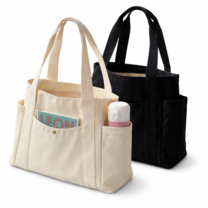 Mila | Canvas Commuter Tote met Grote Capaciteit